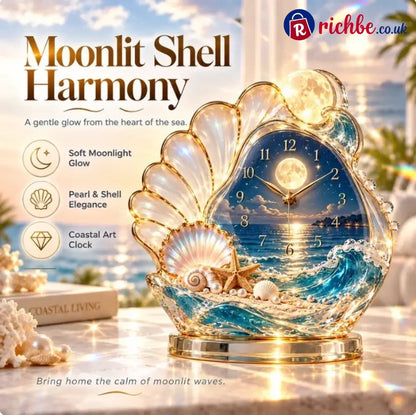 🌊 Coastal Glow Crystal Clock Collection, Bring the Beauty of the Sea Home ✨ - Variant 2