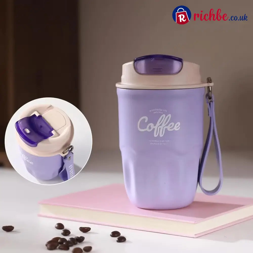 🔥Coffee Vacuum Flask - Purple / Standard version