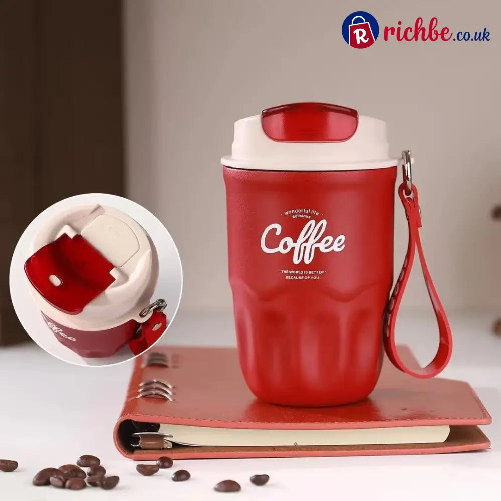 🔥Coffee Vacuum Flask - Red / Standard version