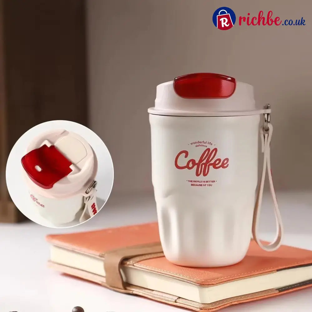 🔥Coffee Vacuum Flask - White / Standard version