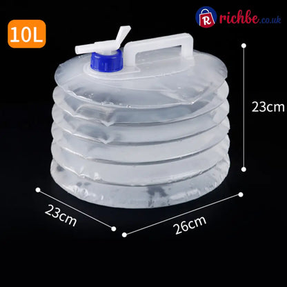 Collapsible Water Container with Spigot 🪣🚰 - 10L (2.6 gal) - Hot Sale