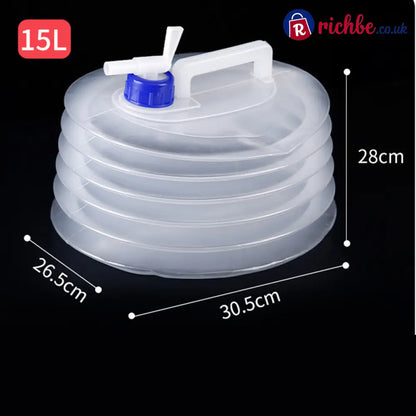Collapsible Water Container with Spigot 🪣🚰 - 15L (4.0 gal) - Hot Sale