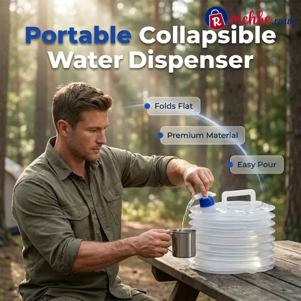 Collapsible Water Container with Spigot 🪣🚰 - Hot Sale