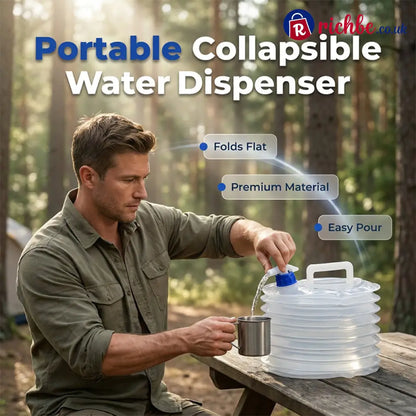 Collapsible Water Container with Spigot 🪣🚰 - Hot Sale