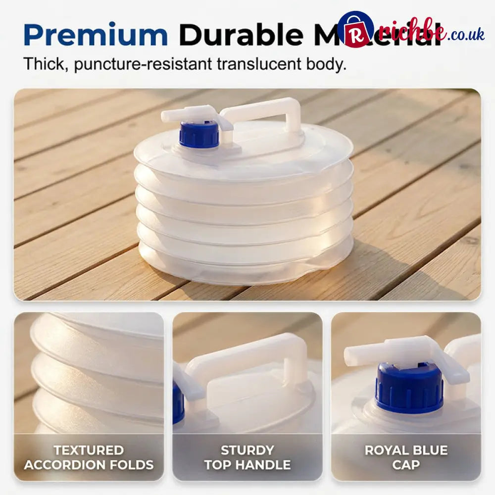 Collapsible Water Container with Spigot 🪣🚰 - Hot Sale