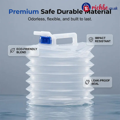 Collapsible Water Container with Spigot 🪣🚰 - Hot Sale
