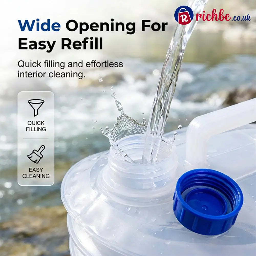 Collapsible Water Container with Spigot 🪣🚰 - Hot Sale