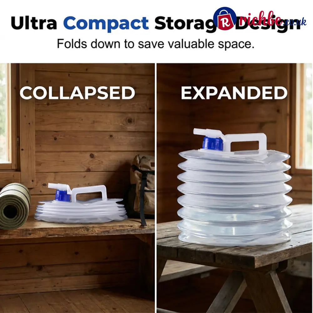 Collapsible Water Container with Spigot 🪣🚰 - Hot Sale