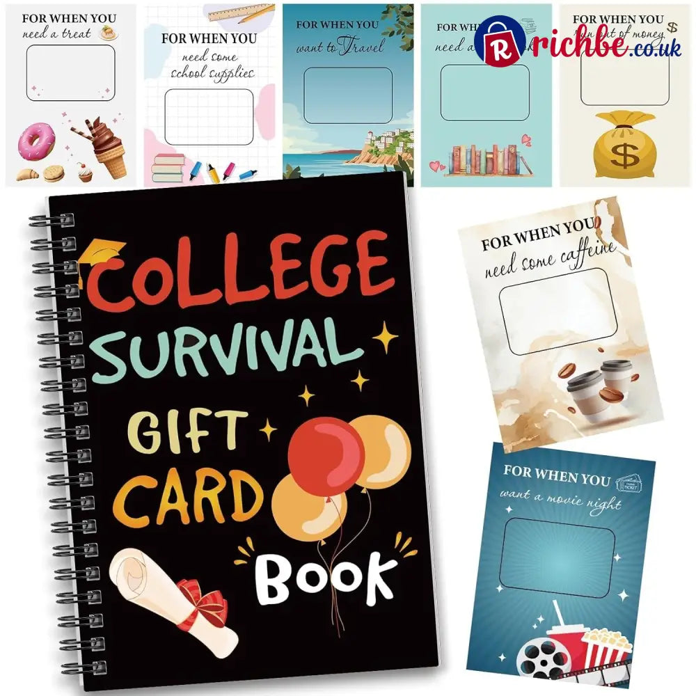 🎓📚College Survival Gift Card Book 🎁Surprises On Every Page📚Hardcover & Durability Line - A / 🎓Buy 1