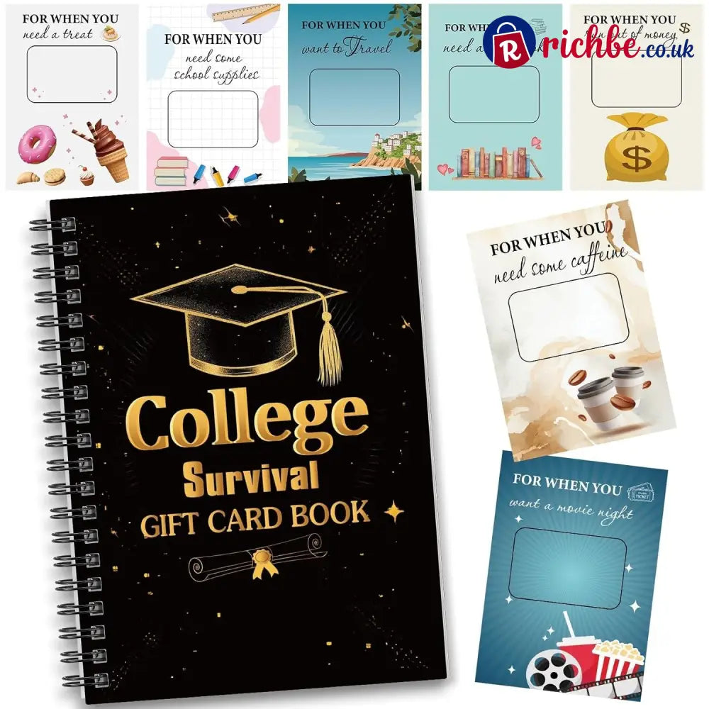 🎓📚College Survival Gift Card Book 🎁Surprises On Every Page📚Hardcover & Durability Line - B / 🎓Buy 1