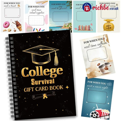 🎓📚College Survival Gift Card Book 🎁Surprises On Every Page📚Hardcover & Durability Line - B / 🎓Buy 1