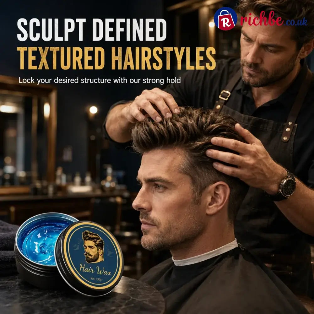 Cologne Scented Men’s Hair Pomade 130g Long Lasting Hold and Volumizing Styling Wax - 130g