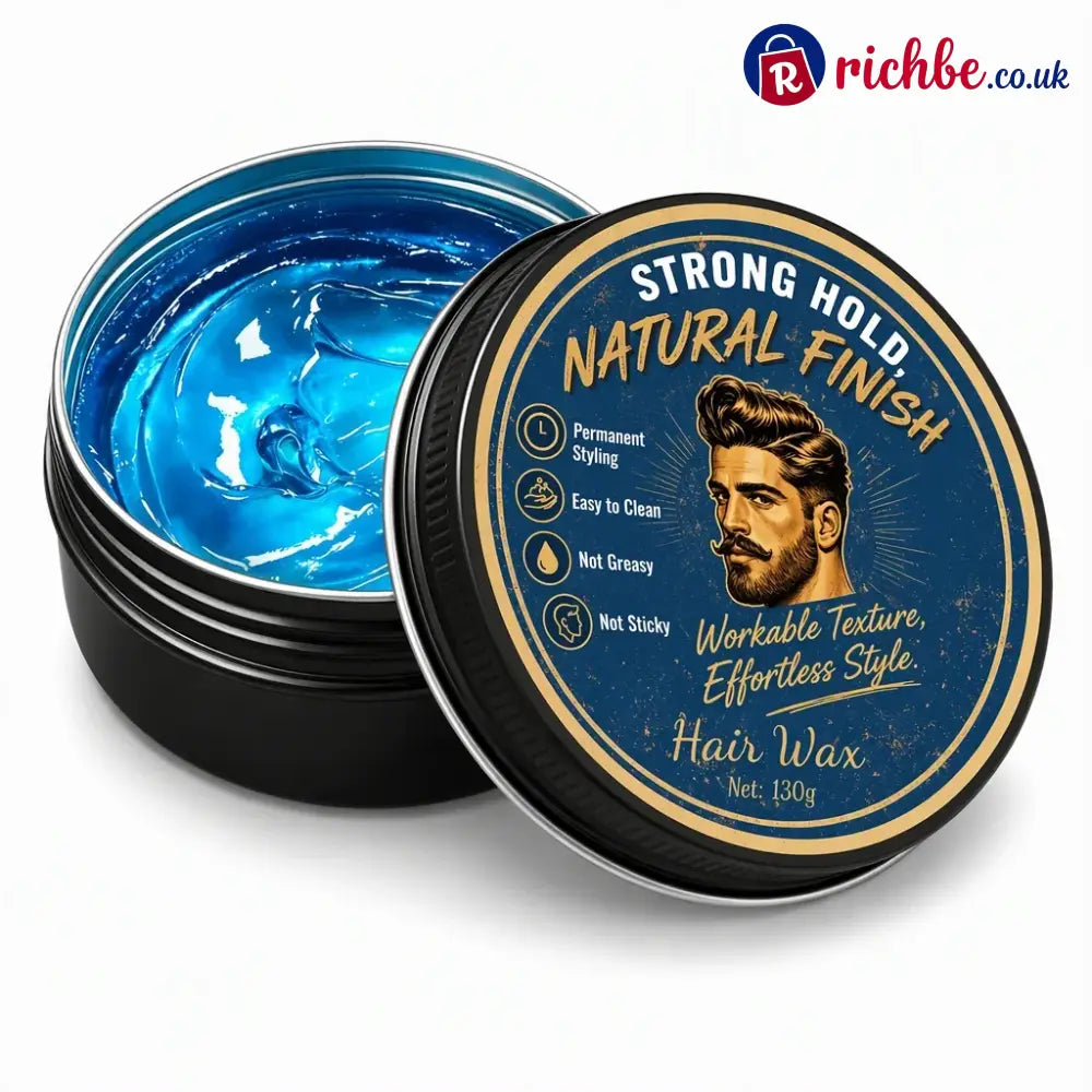 Cologne Scented Men’s Hair Pomade 130g Long Lasting Hold and Volumizing Styling Wax - 130g