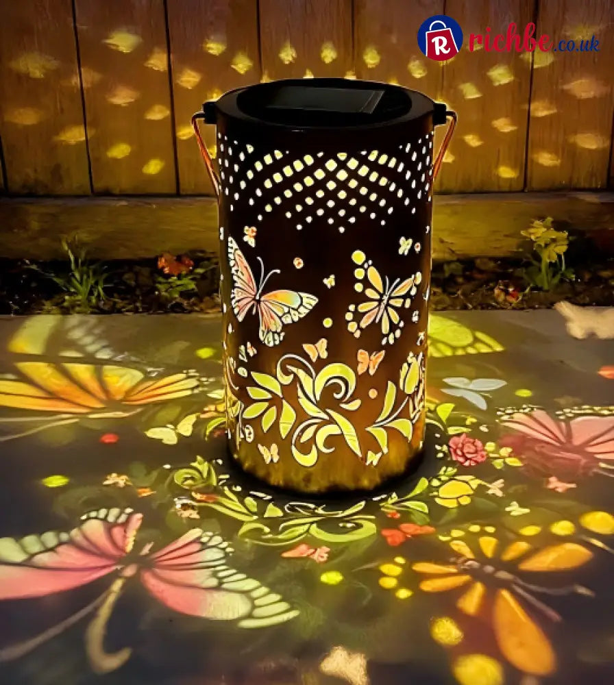 Colorful Sunflower Glow Solar Garden Lantern - 🔥Five colorful butterflies