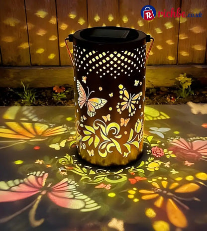 Colorful Sunflower Glow Solar Garden Lantern - 🔥Five colorful butterflies