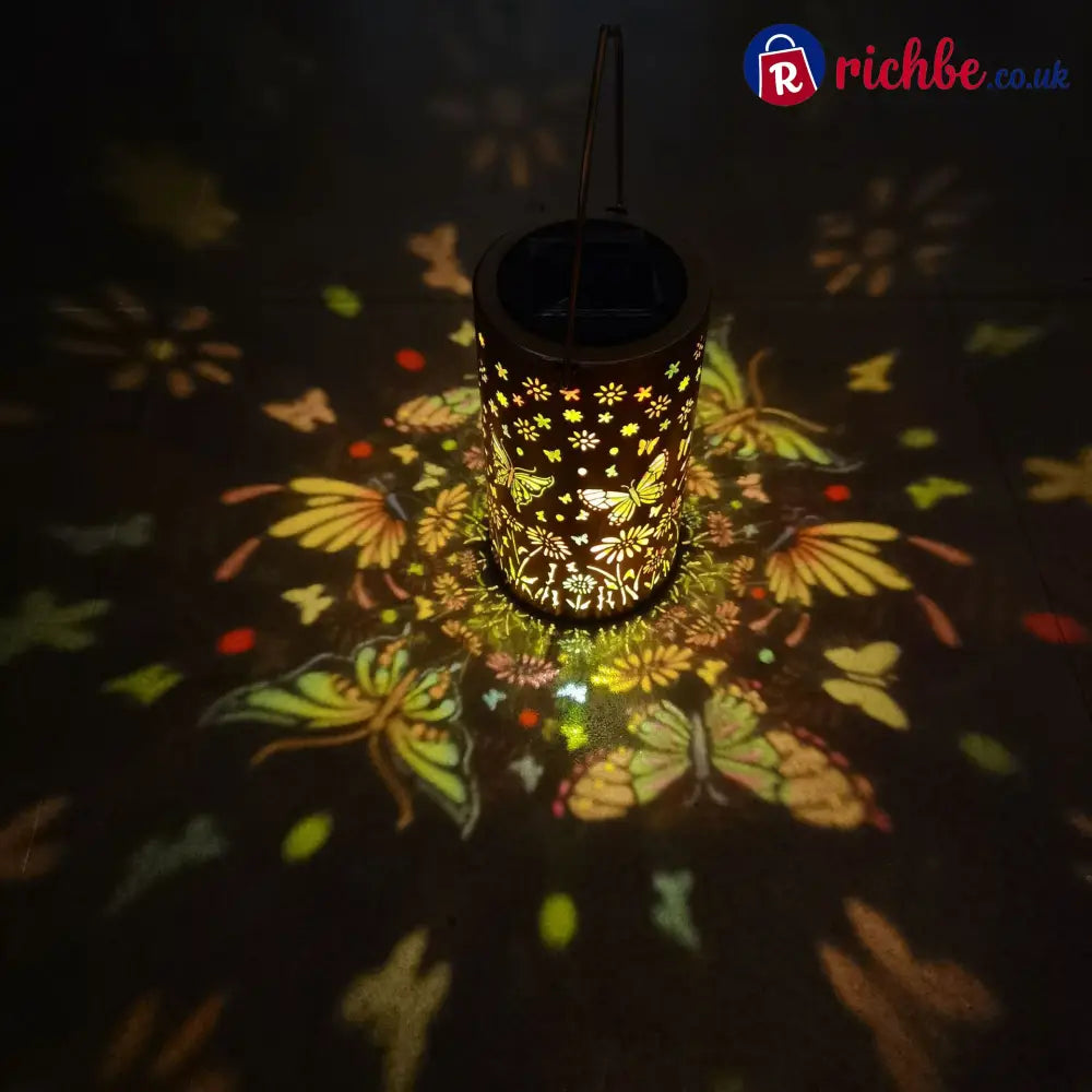 Colorful Sunflower Glow Solar Garden Lantern - 🔥Six colorful butterflies