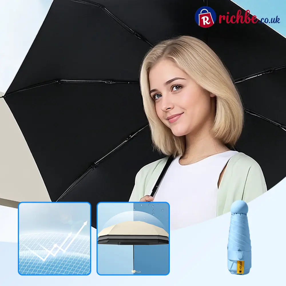 Compact Folding UV Protection Umbrella 🌂🔆 - Hot sale