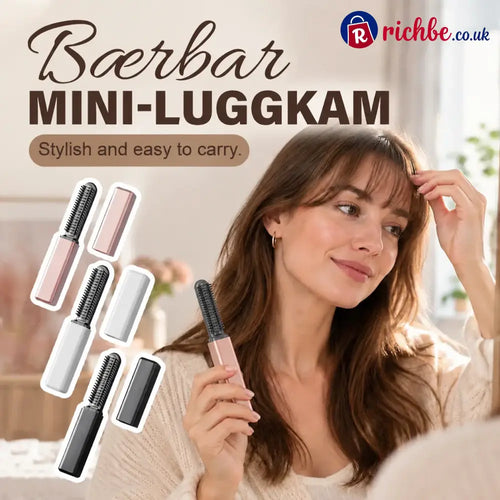 ✨ Compact Wireless Hot Comb – Handy Bang Styling Companion!