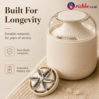 Compartmentalized Magnetic Suction Lint Remover