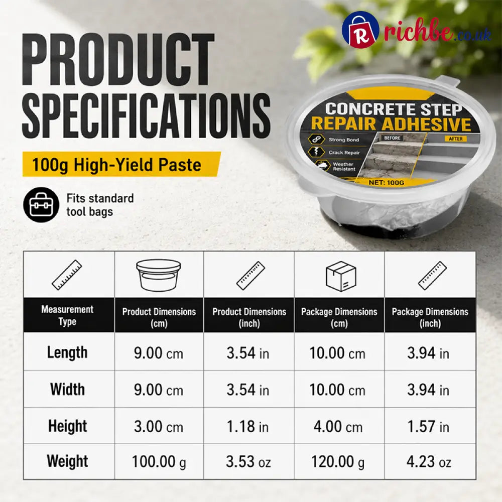 Concrete Step Repair Adhesive