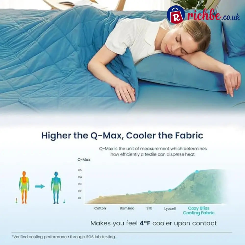 ❄️Cooling Throw Blanket for Hot Sleeper💤