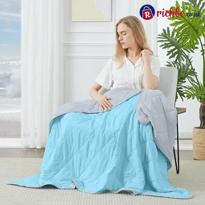 ❄️Cooling Throw Blanket for Hot Sleeper💤 - 🔥Light Blue / 70*100 cm