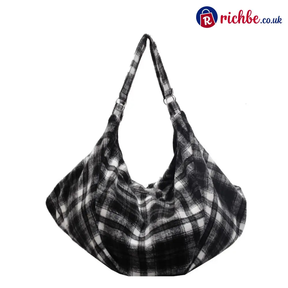 ✨Cosy Slouchy Boho Bag👜 - Black - Clothing & Accessories