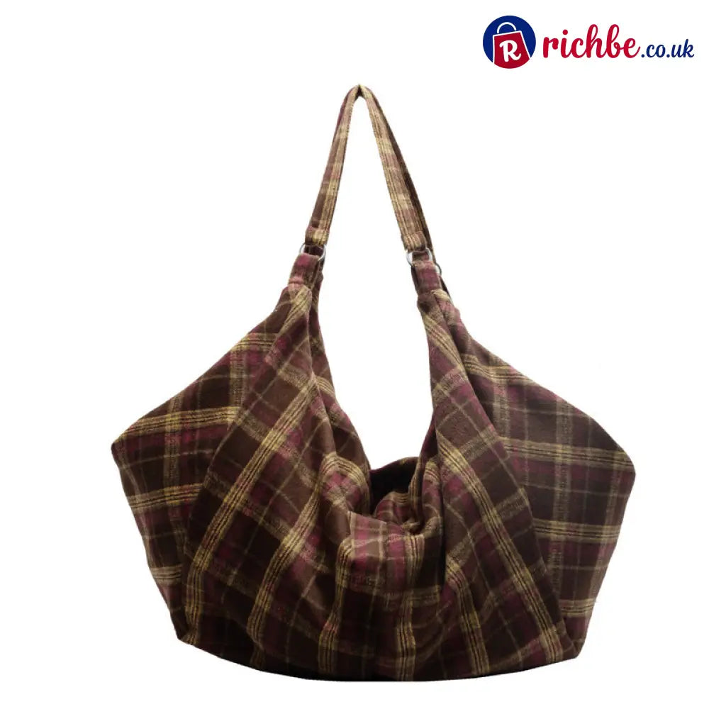 ✨Cosy Slouchy Boho Bag👜 - Brown - Clothing & Accessories