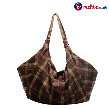 ✨Cosy Slouchy Boho Bag👜 - Brown - Clothing & Accessories