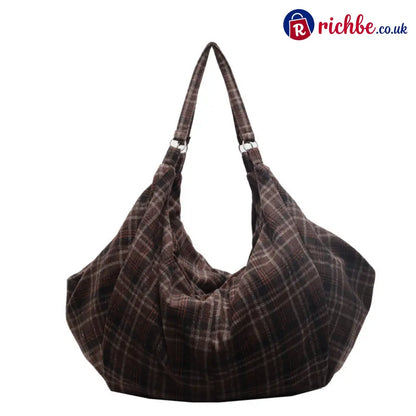 ✨Cosy Slouchy Boho Bag👜 - Dark Brown - Clothing & Accessories