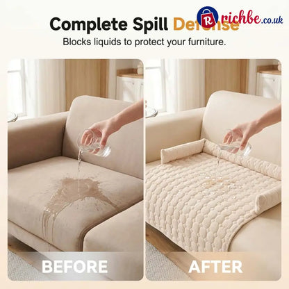 Cozy Bolstered Pet Couch Protector 🐈 - Hot sale