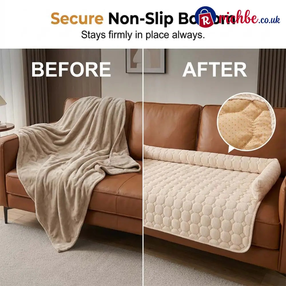 Cozy Bolstered Pet Couch Protector 🐈 - Hot sale