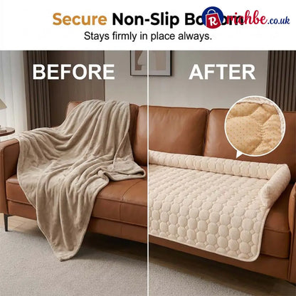 Cozy Bolstered Pet Couch Protector 🐈 - Hot sale