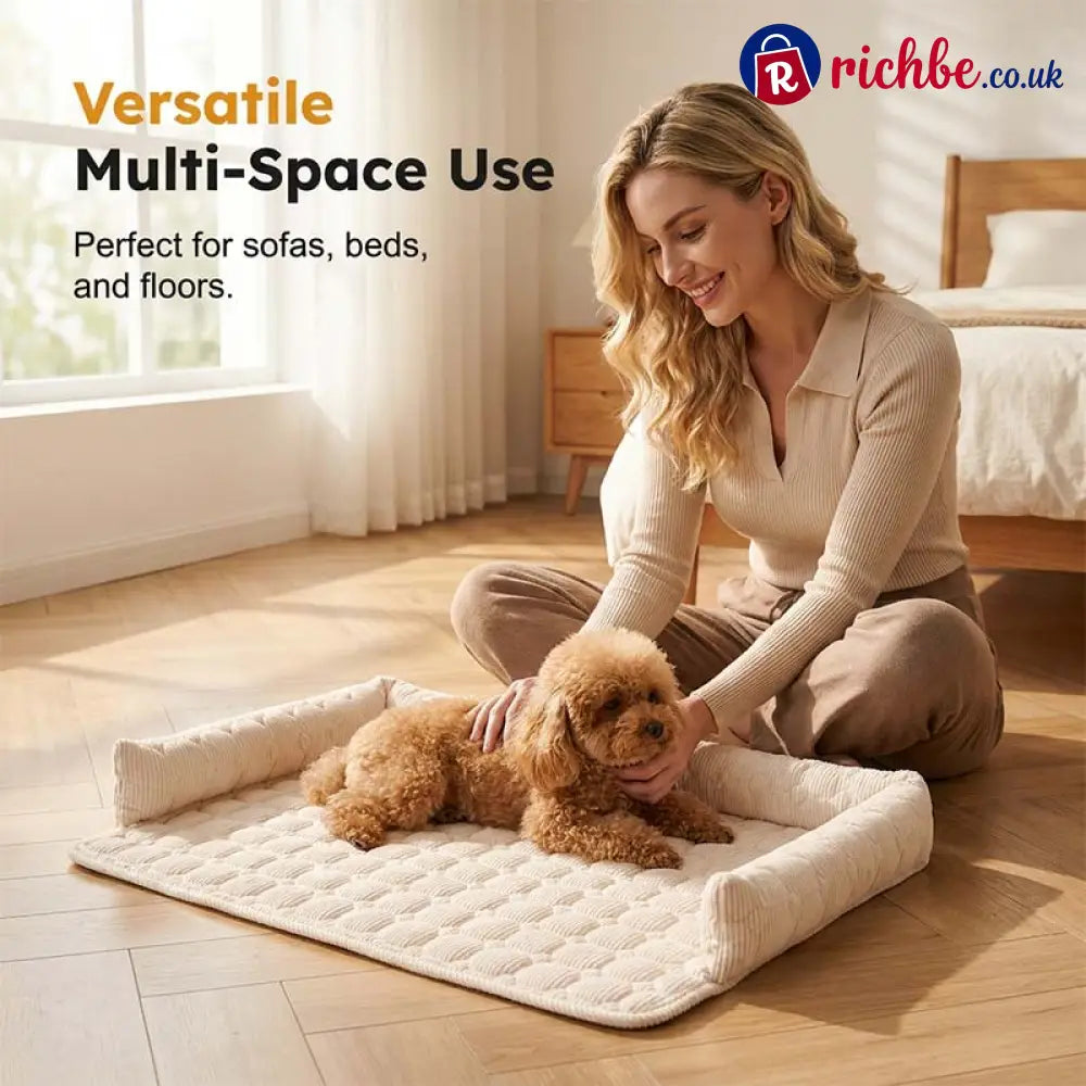 Cozy Bolstered Pet Couch Protector 🐈 - Hot sale