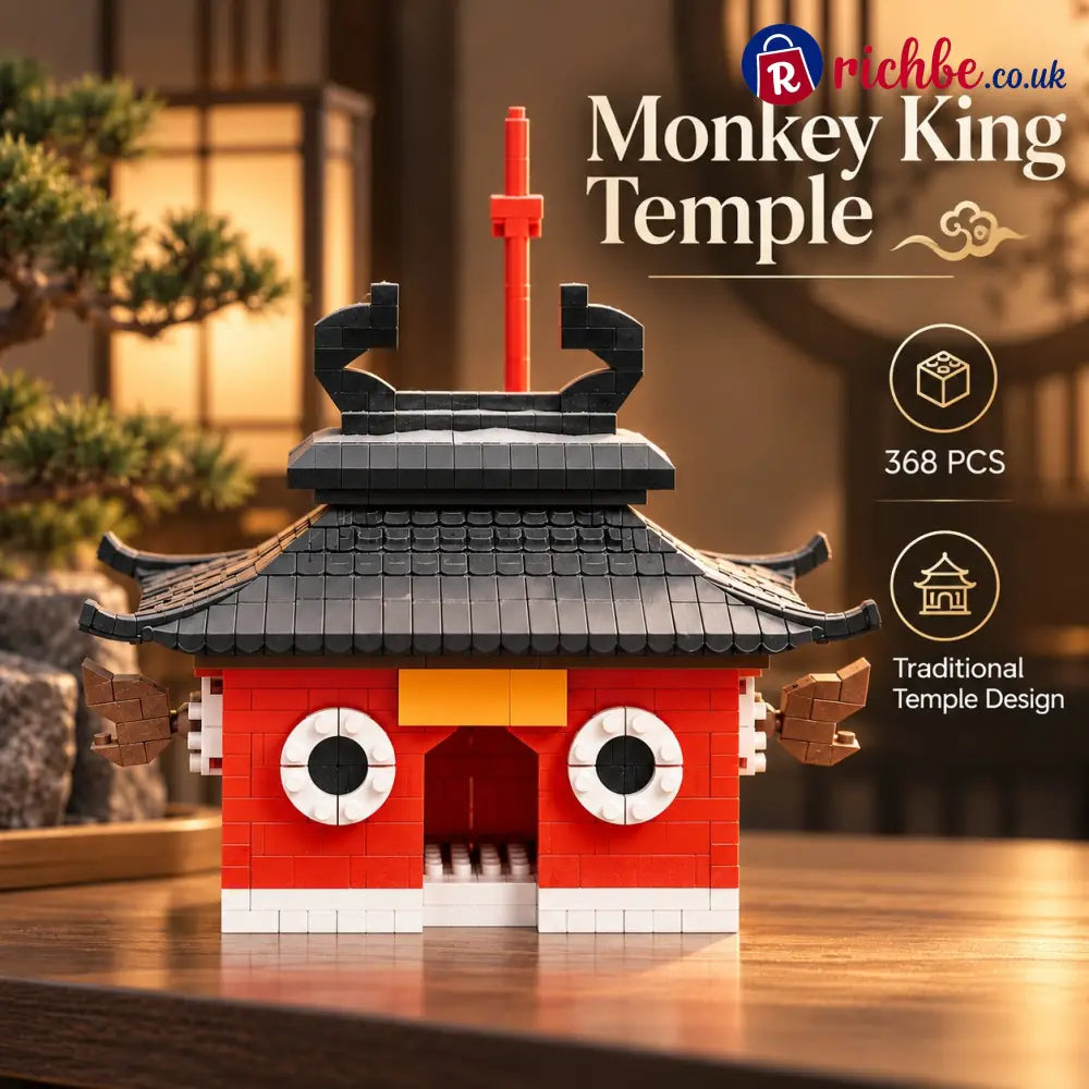 🧩 Creative building block models – astronauts monkey king & destroyer ship - 🏯 Monkey King Temple - Bestseller