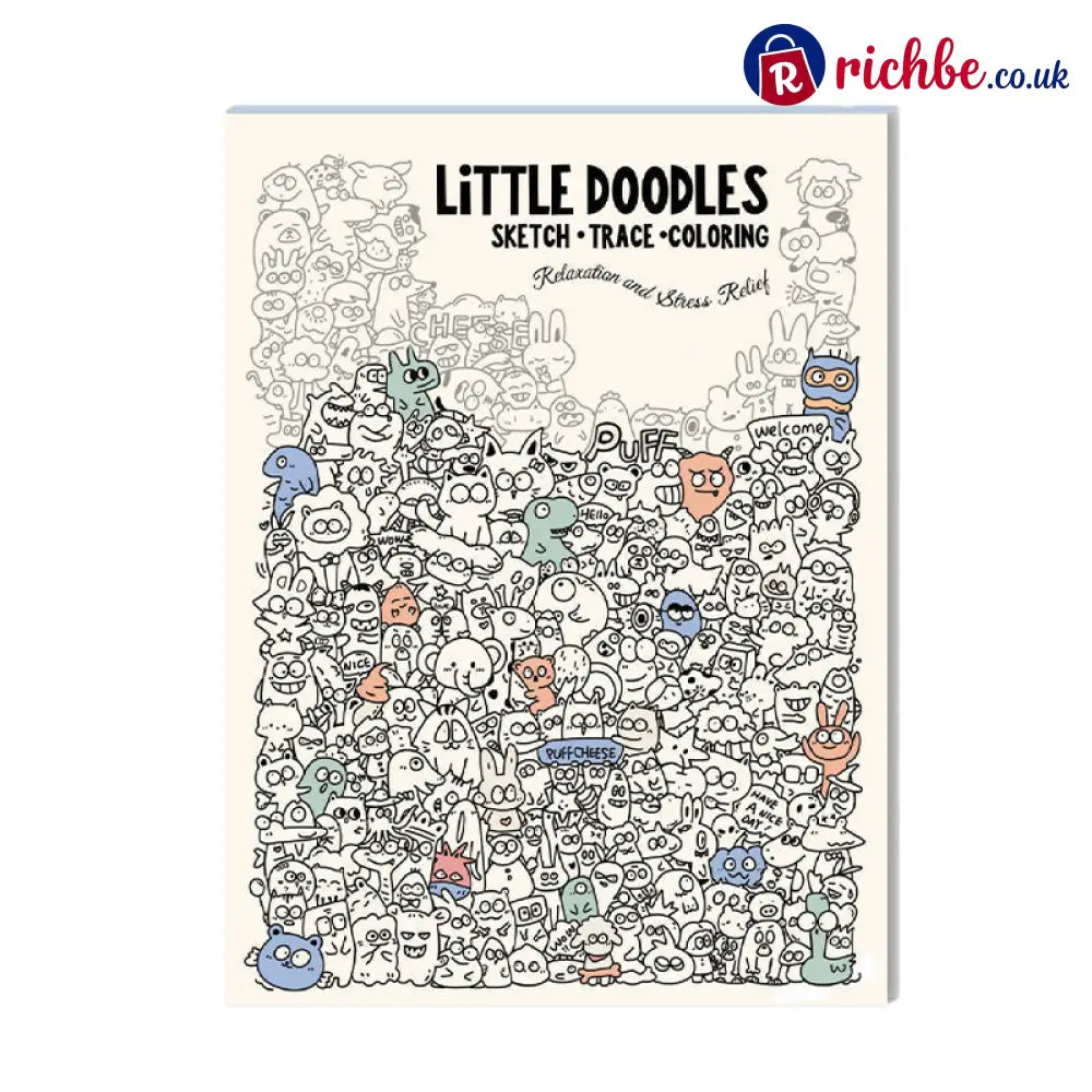 Creative Doodle Art Coloring Book 🖌️📖 - Buy 1 / 32 pages - Hot Sale