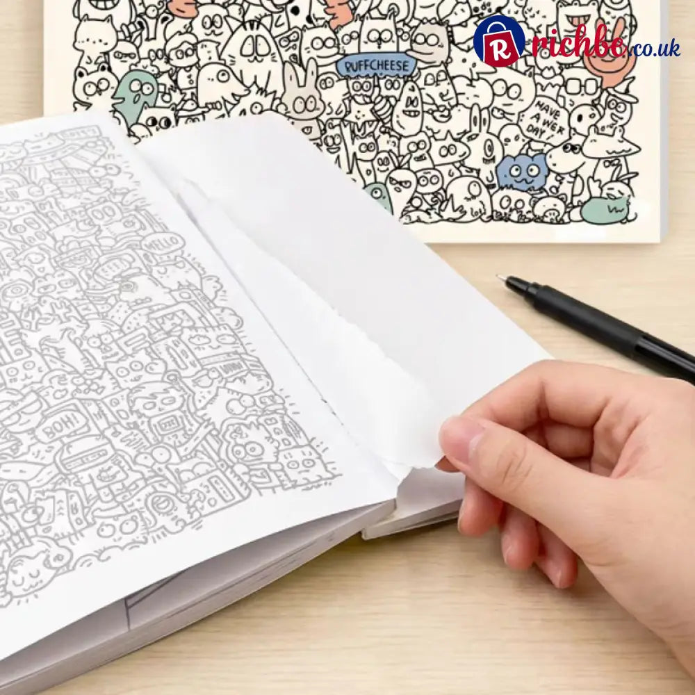 Creative Doodle Art Coloring Book 🖌️📖 - Hot Sale