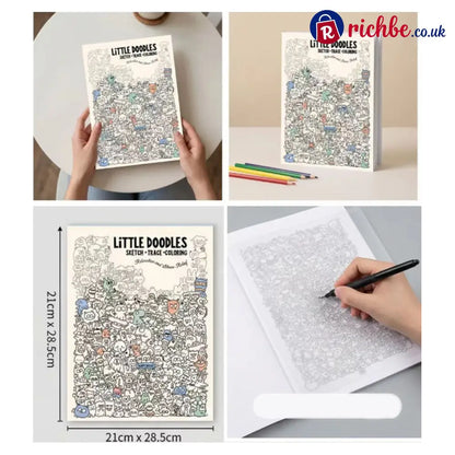 Creative Doodle Art Coloring Book 🖌️📖 - Hot Sale