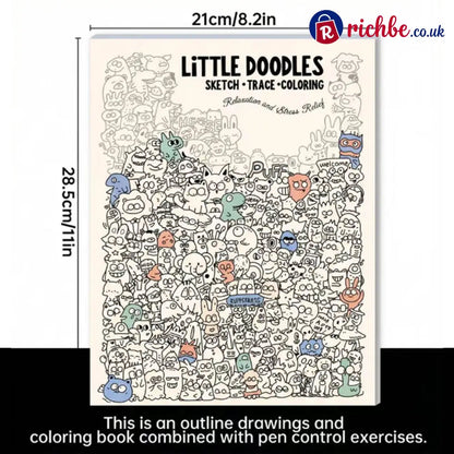 Creative Doodle Art Coloring Book 🖌️📖 - Hot Sale