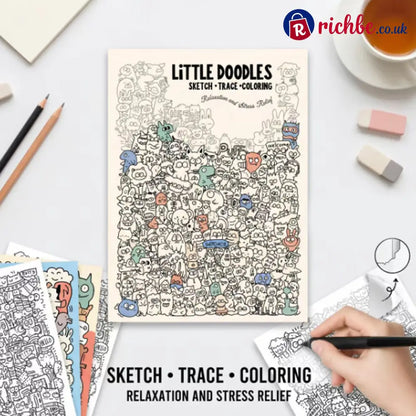 Creative Doodle Art Coloring Book 🖌️📖 - Hot Sale