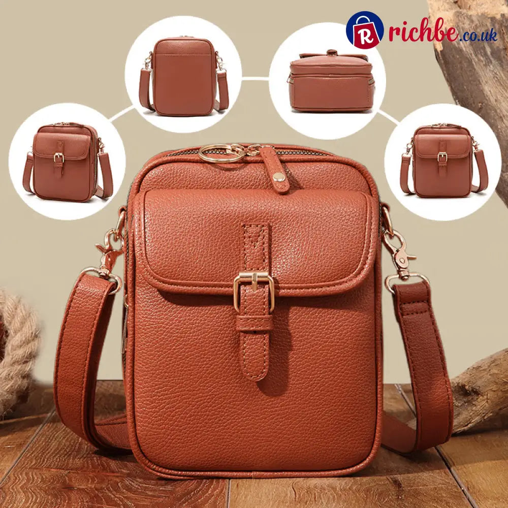 🔥 Crossbody Leather RFID Bag