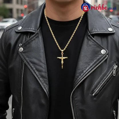 Crucifix Pendant Necklace for Men & Women