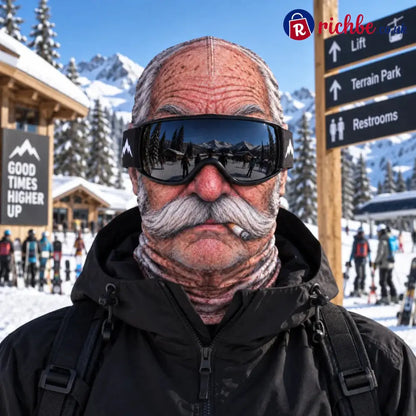 Custom Funny Ski Mask - Personalized Birthday Gifts For Ski Lovers - Born For The Slopes - The Instructor