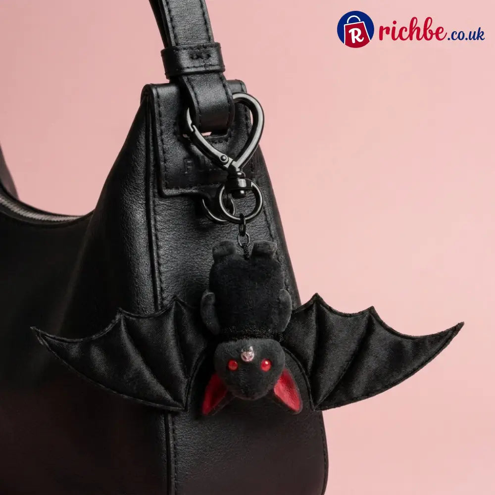 🦇 Cute Black Bat Baby Keychain