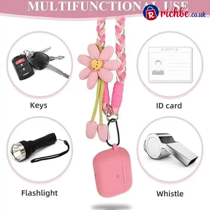 🌞Cute Floral Phone Crossbody Lanyard – Hands-Free & Stylish!