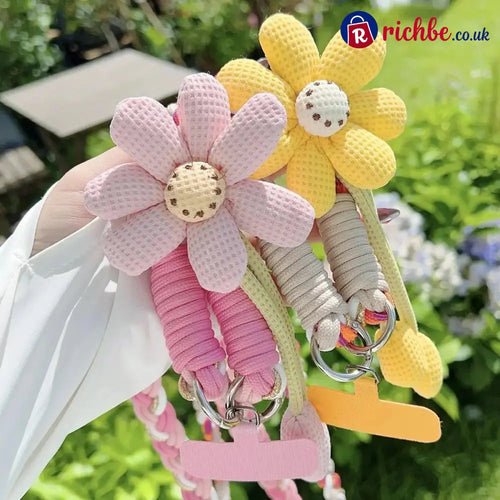 🌞Cute Floral Phone Crossbody Lanyard – Hands-Free & Stylish!