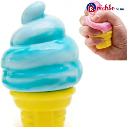 🍦 Cute Ice Cream Squishy | Stress Relief Fidget Toy ✨ - 1-A