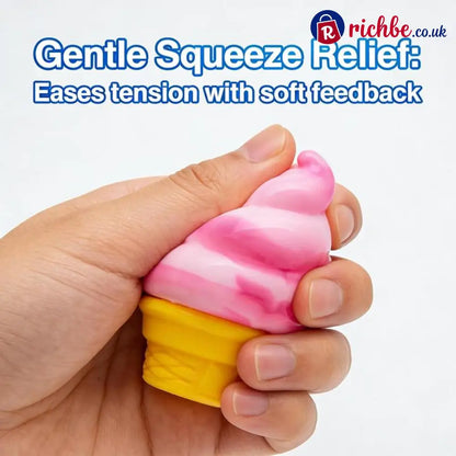 🍦 Cute Ice Cream Squishy | Stress Relief Fidget Toy ✨