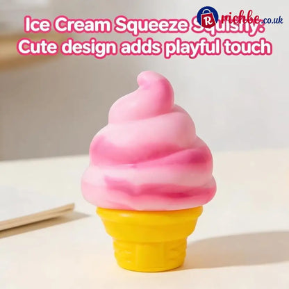 🍦 Cute Ice Cream Squishy | Stress Relief Fidget Toy ✨