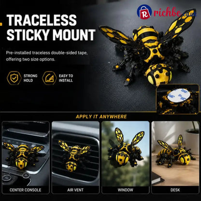 Cyber Mechanical Bee Figurine 🐝